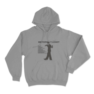 Before I Forget Silhouette Unisex Hoodie Grey