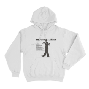 Before I Forget Silhouette Unisex Hoodie White